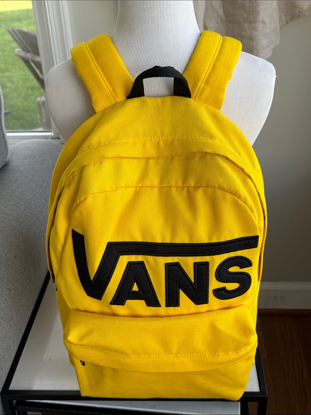 VANS Old Skool III Backpack - Lemon Chrome / yellow Black lettering